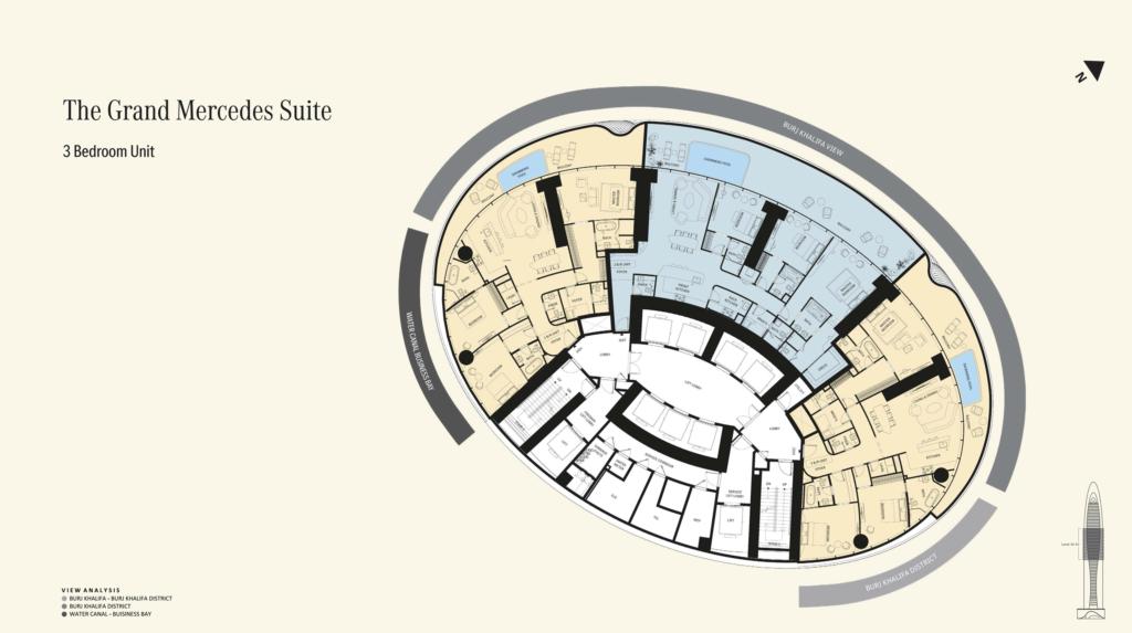 Tilal Binghatti floor plan 1 - townhouse and villa layouts